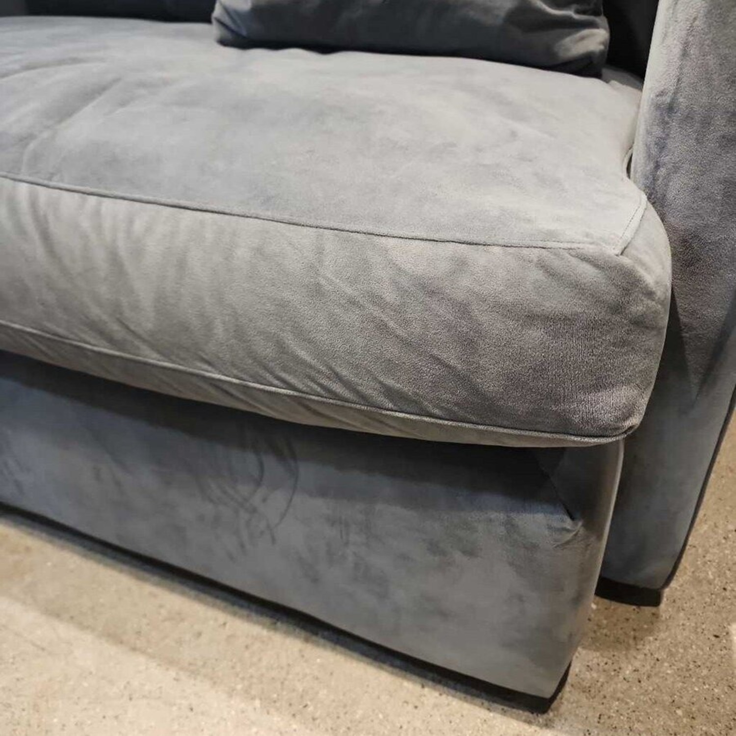 Crate & Barrel Velvet Chair & A Half - image-9