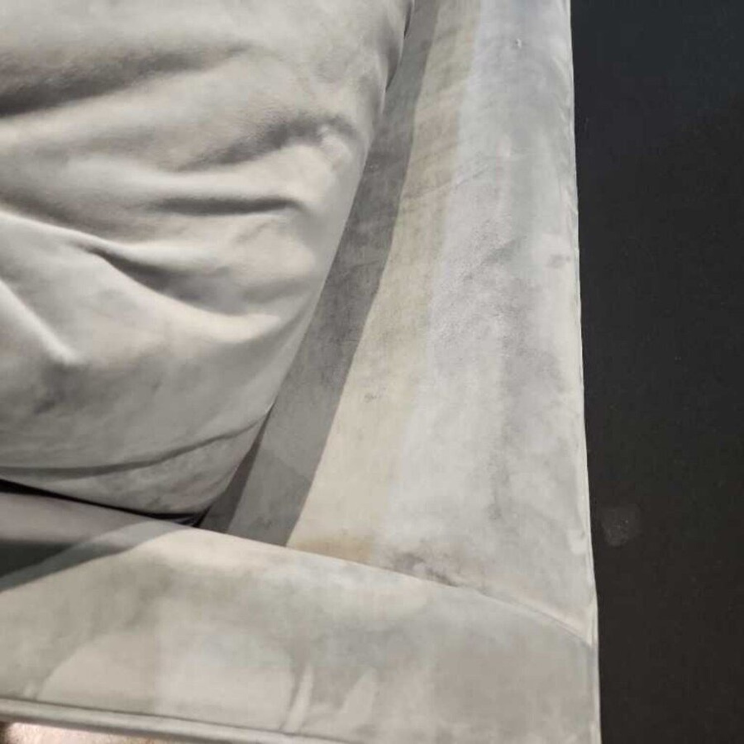 Crate & Barrel Velvet Chair & A Half - image-7