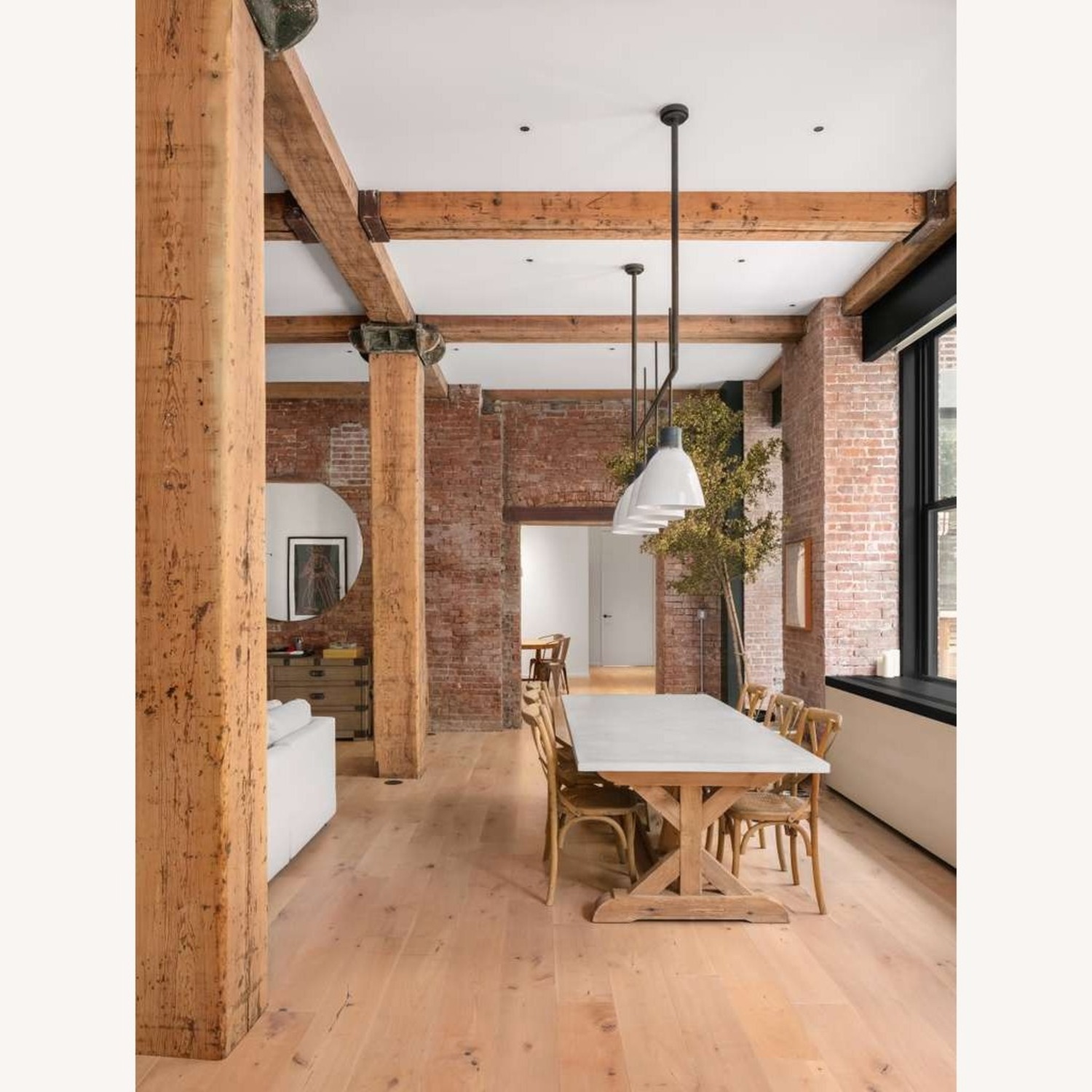 Custom 99'' Concrete Dining Table Designer Piece - image-6