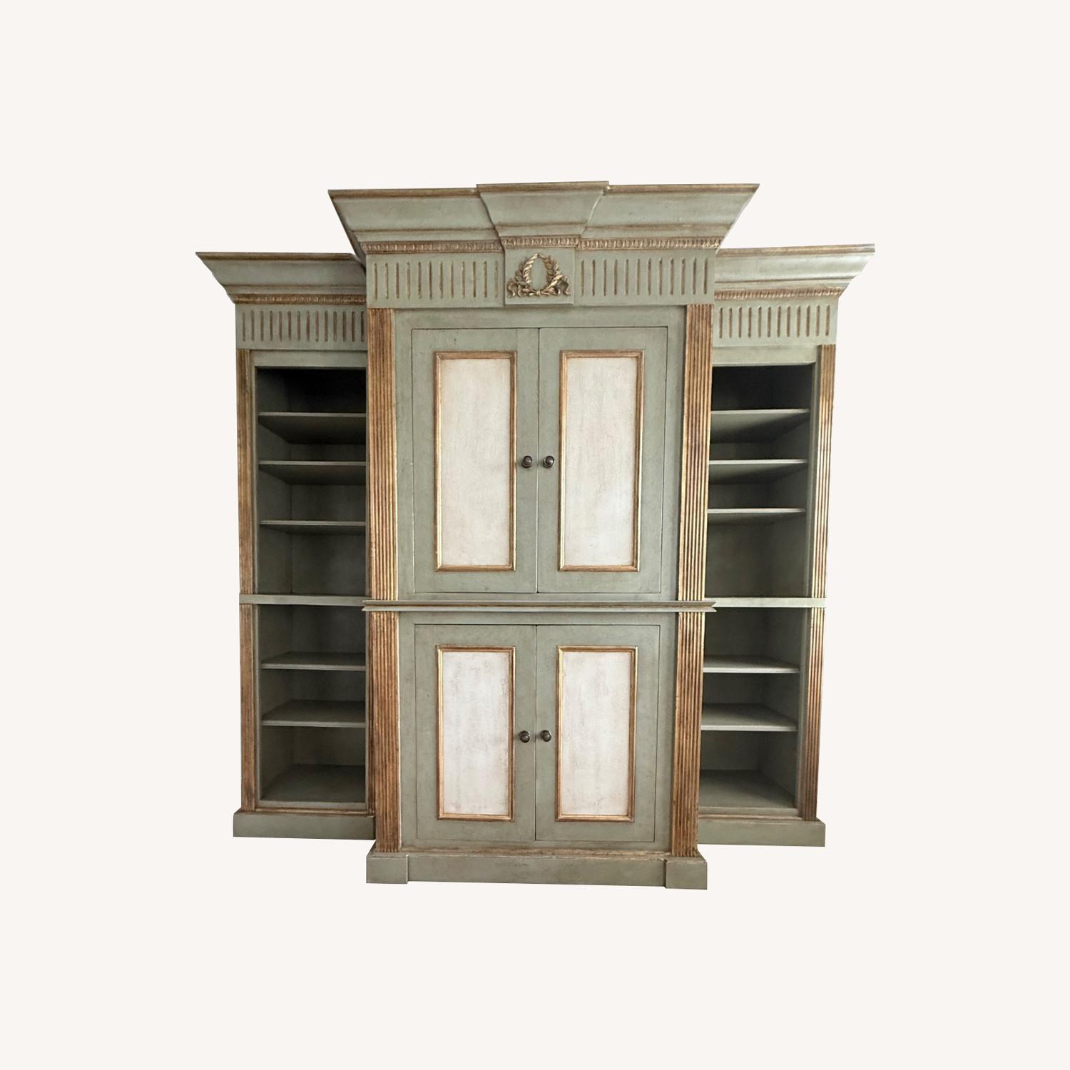 Habersham Furniture Green Wood Armoire - image-0