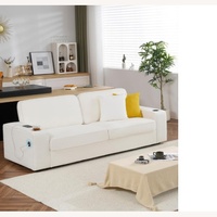 Boucle White Couch