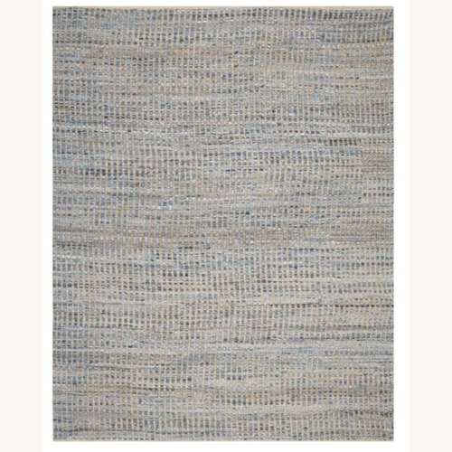 Used Safavieh Blue Jute Area Rug 8' x 10' for sale on AptDeco