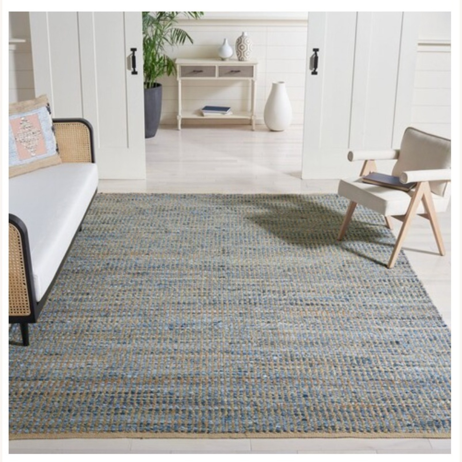 Safavieh Blue Jute Area Rug 8' x 10' - image-1
