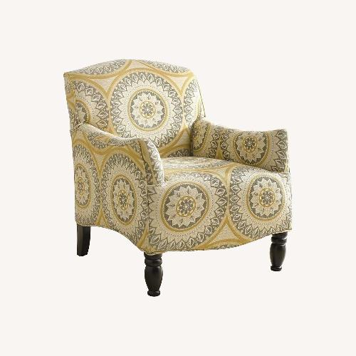 Used Pier 1 Frankie Gold Suzani Armchair for sale on AptDeco