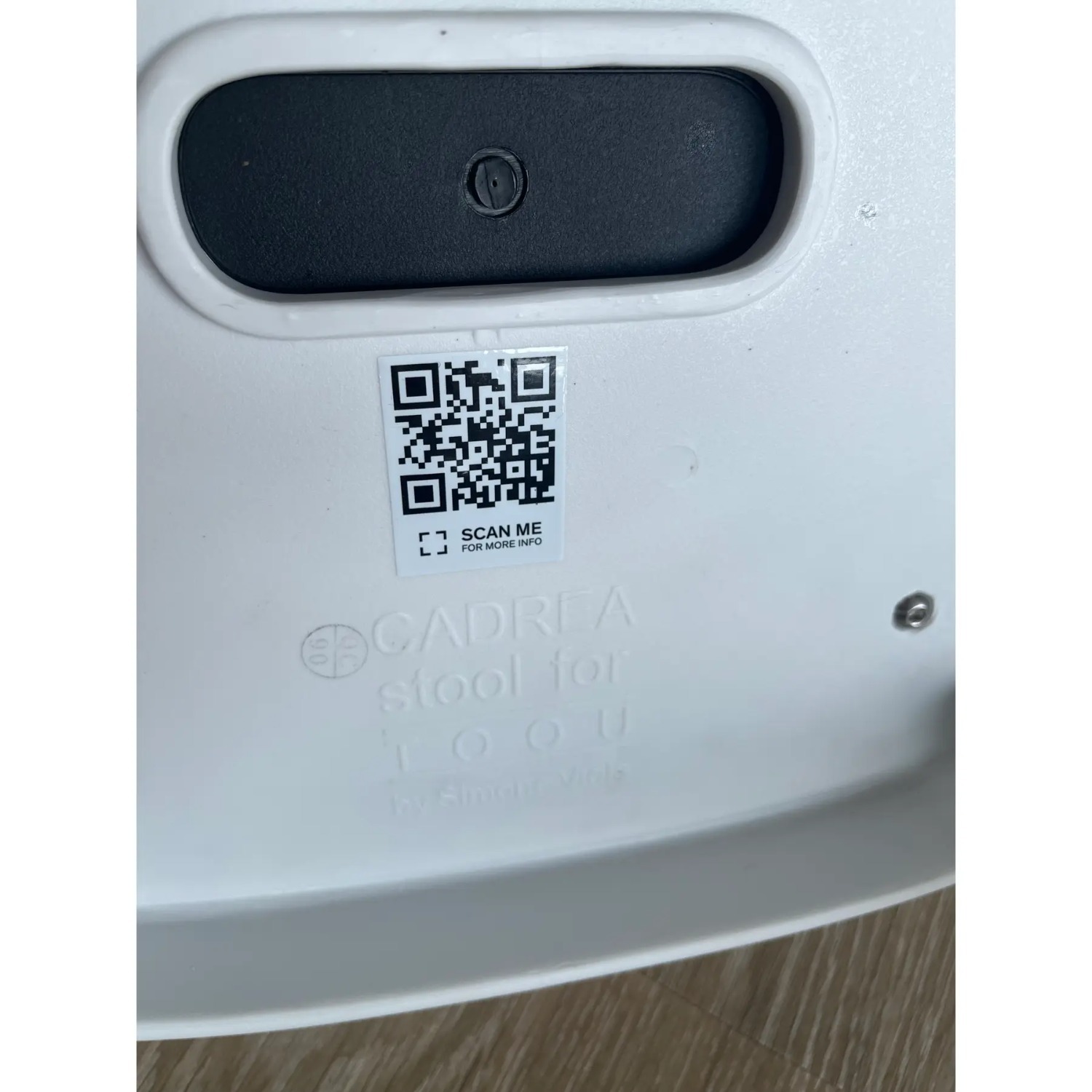 Cognac and White Counter Stools - image-2