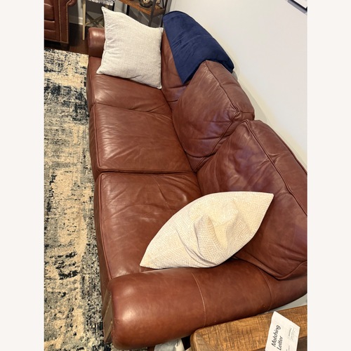 Used Stickley Leather Couch for sale on AptDeco
