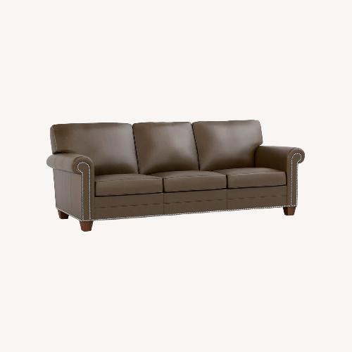 Used Stickley Leather Couch for sale on AptDeco