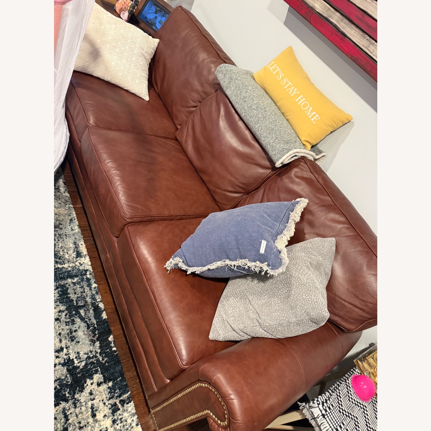 Stickley Leather Couch - image-2