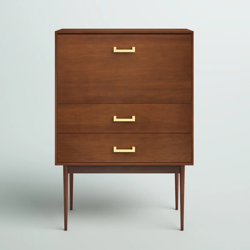 Used Solid Wood Bar Cabinet for sale on AptDeco