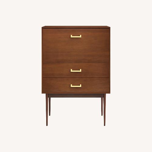 Used Solid Wood Bar Cabinet for sale on AptDeco