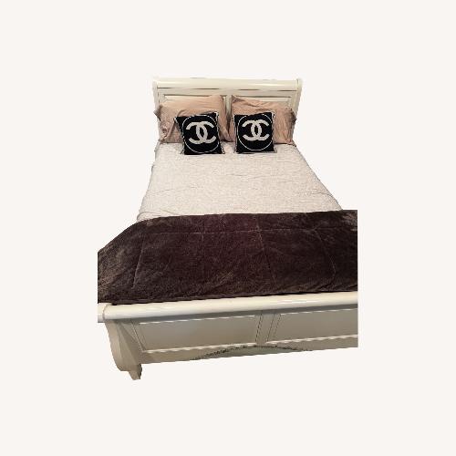 Used White Full Bed for sale on AptDeco