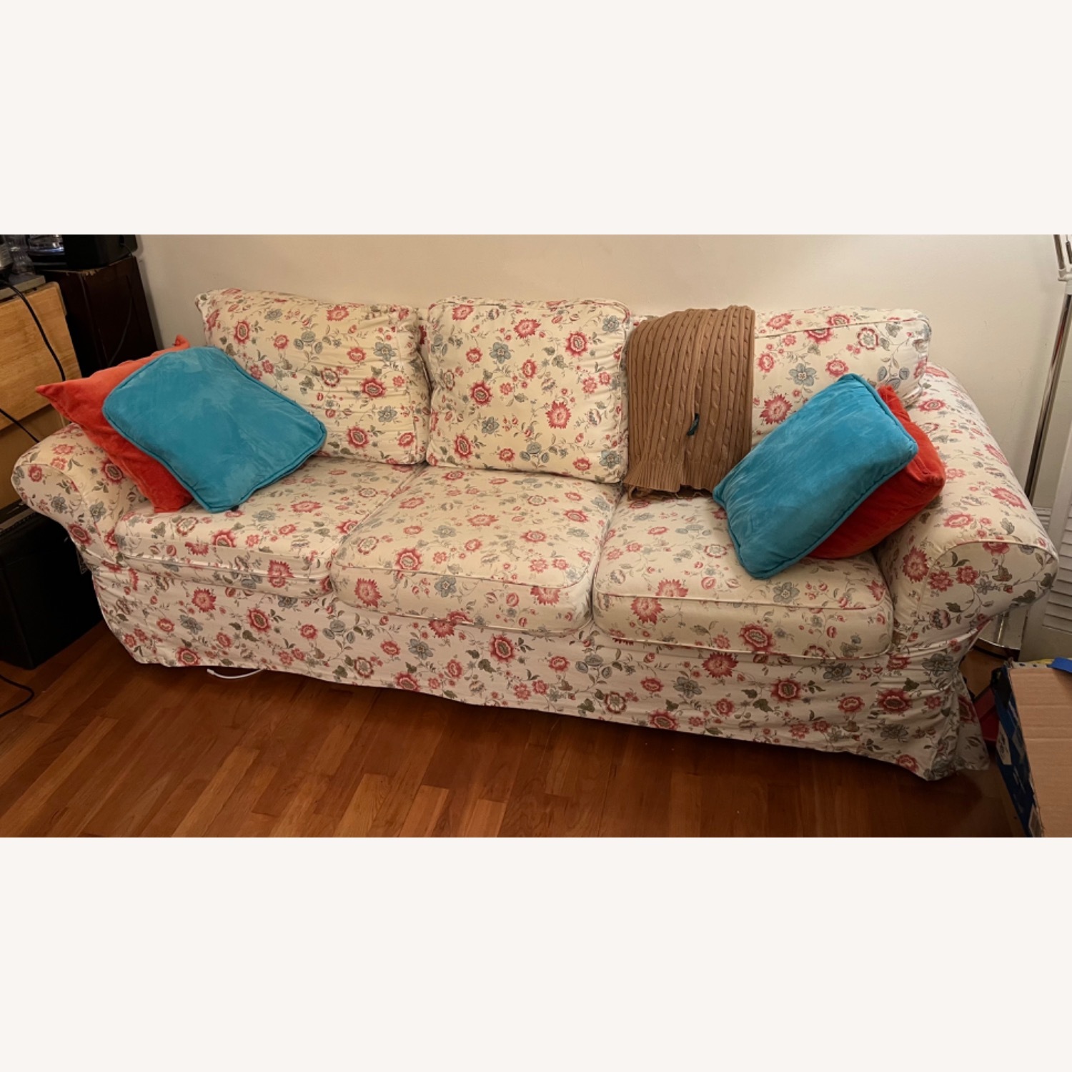 IKEA Floral Ekthorp Sofa - image-1
