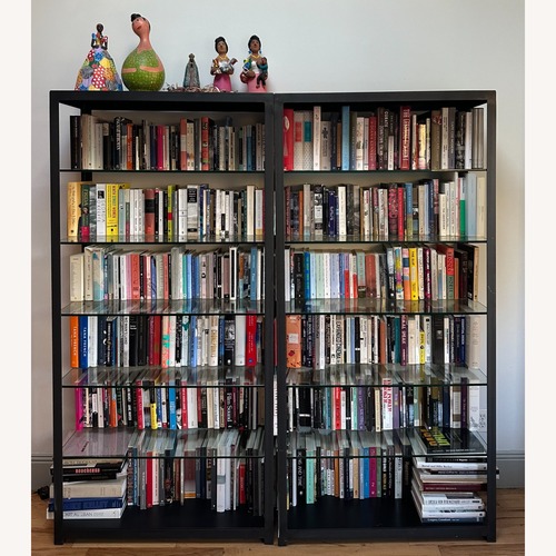 Used Room & Board Steel and Glass Bookcase for sale on AptDeco