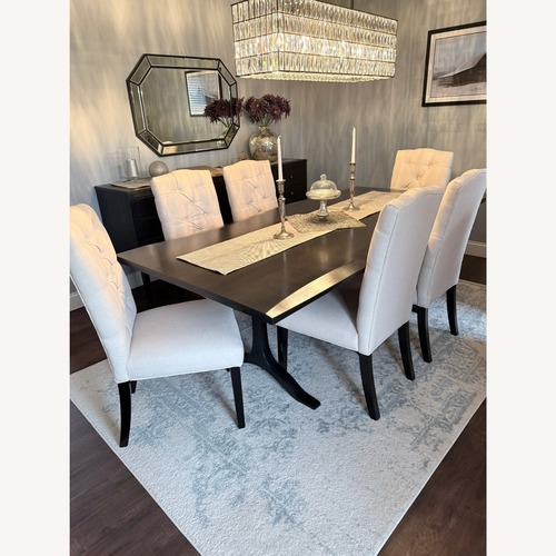 Used Arhaus Dark Brown Wood Dining Table for sale on AptDeco