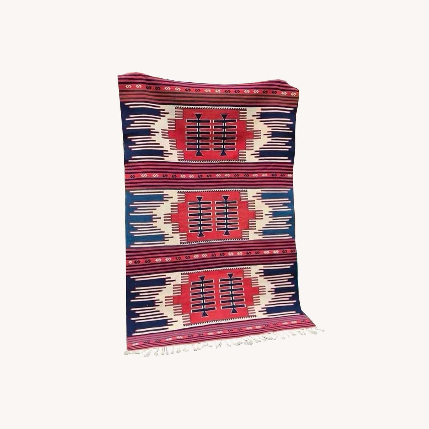 Southwestern Navajo Style Kilim Rug - image-0
