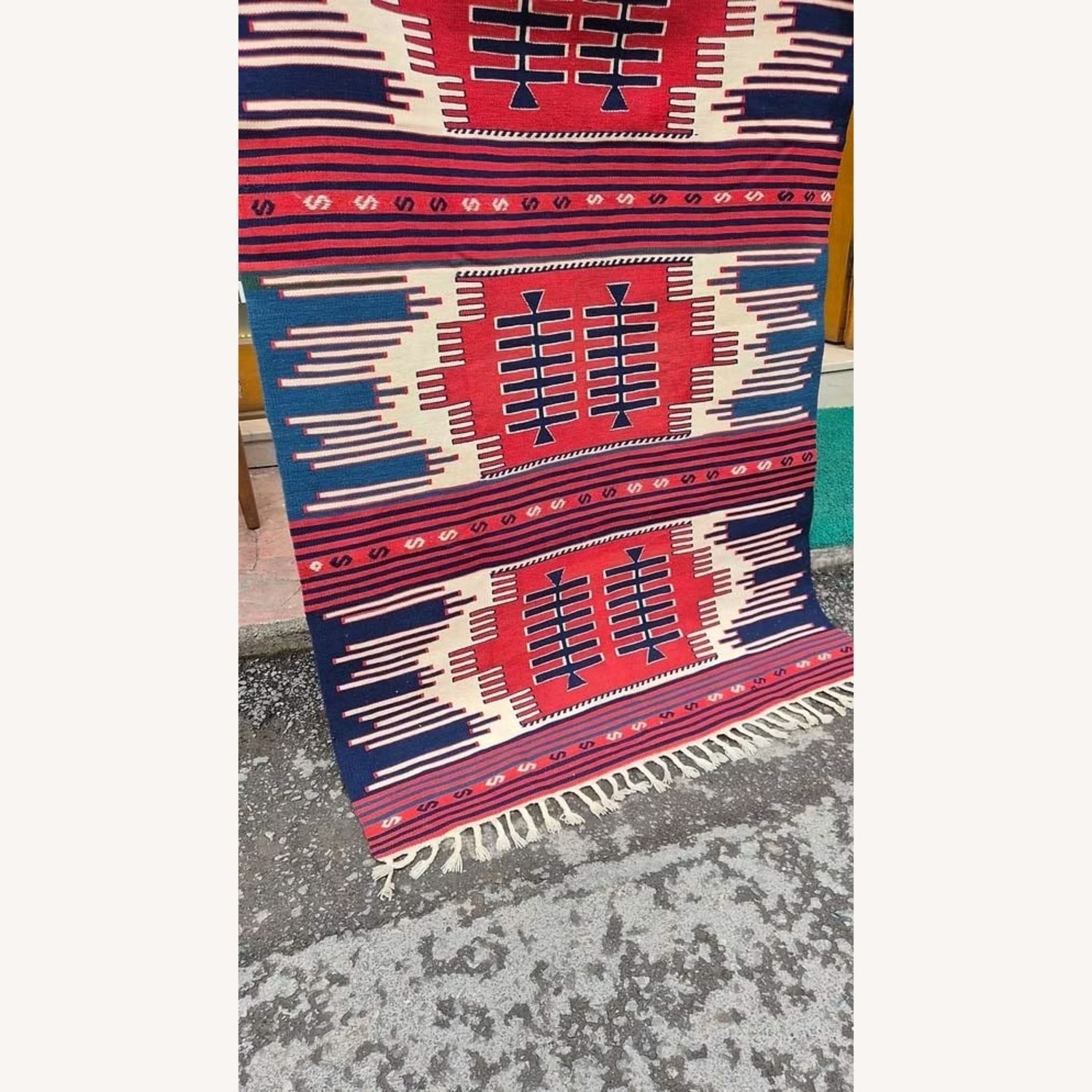 Southwestern Navajo Style Kilim Rug - image-3