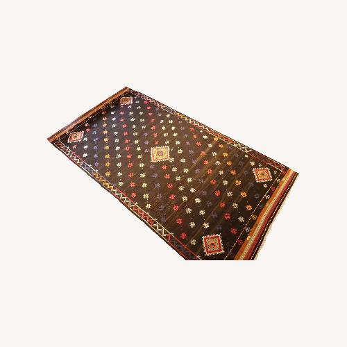 Used Mocha Mousse Mid-Century Area Rug for sale on AptDeco