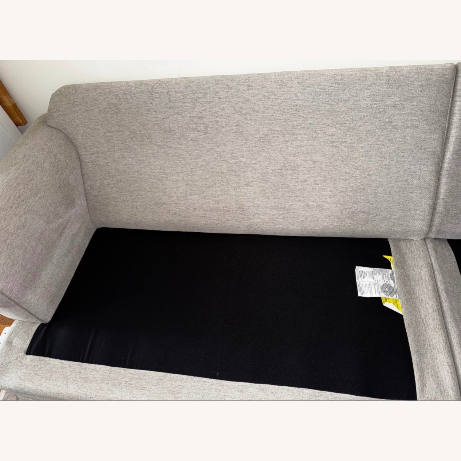 Raymour & Flanigan Grady Light Gray 2 Piece Sectional - image-7