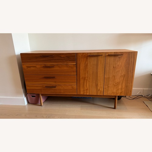 Used Blu Dot Shale Dark Brown Wood Sideboard for sale on AptDeco