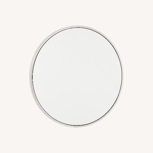 Used West Elm Metal Frame Round Wall Mirror for sale on AptDeco