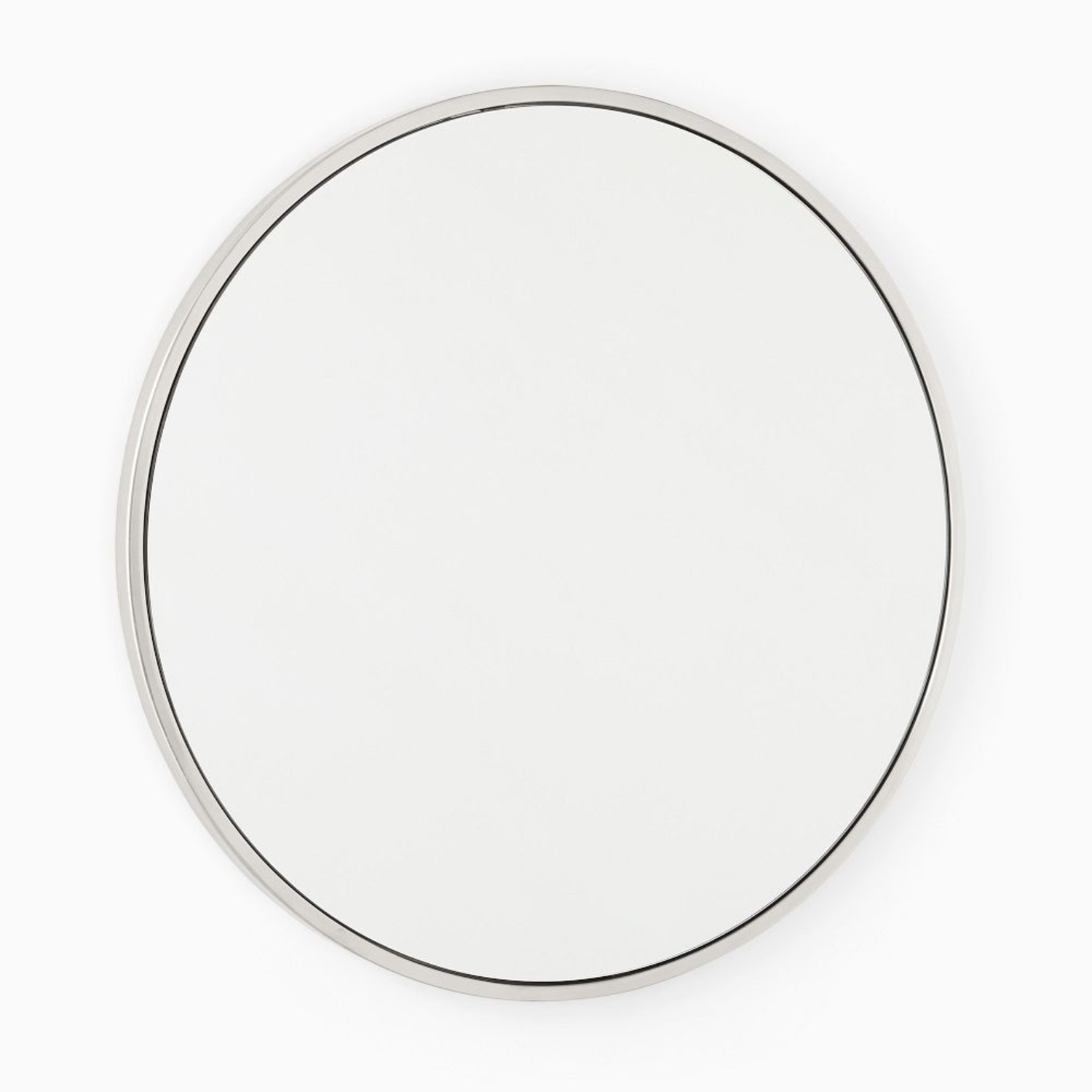 West Elm Metal Frame Round Wall Mirror - image-5