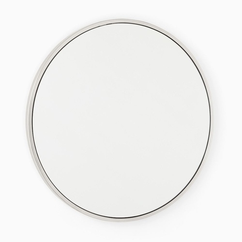 Used West Elm Metal Frame Round Wall Mirror for sale on AptDeco