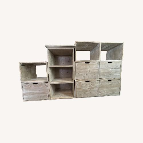 Used RH Tribeca Wall Cabinet Drawers Cube  for sale on AptDeco