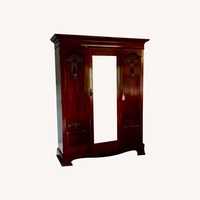 Antique Mirrored Armoire