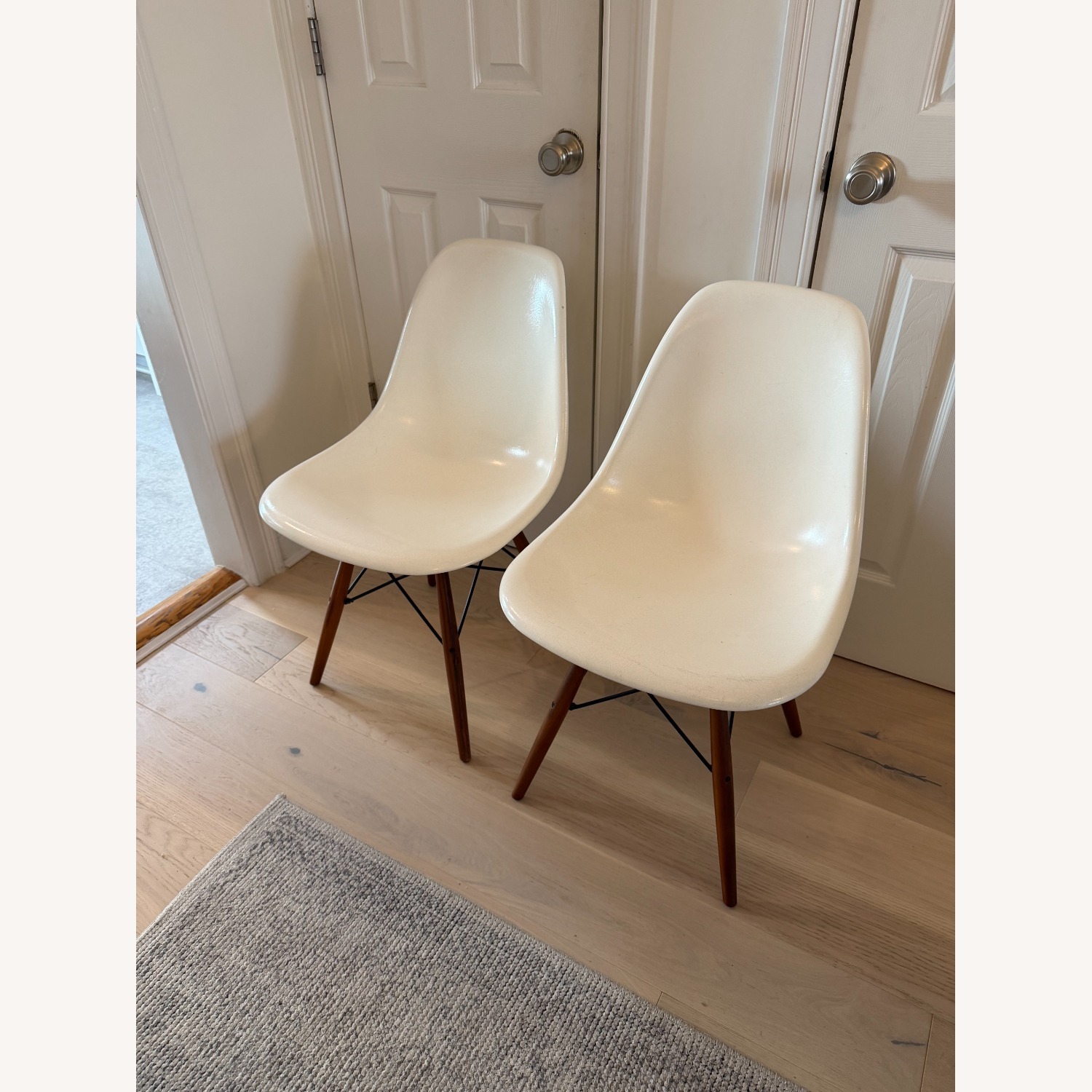 Modernica Case Study White Dining Chairs - image-1