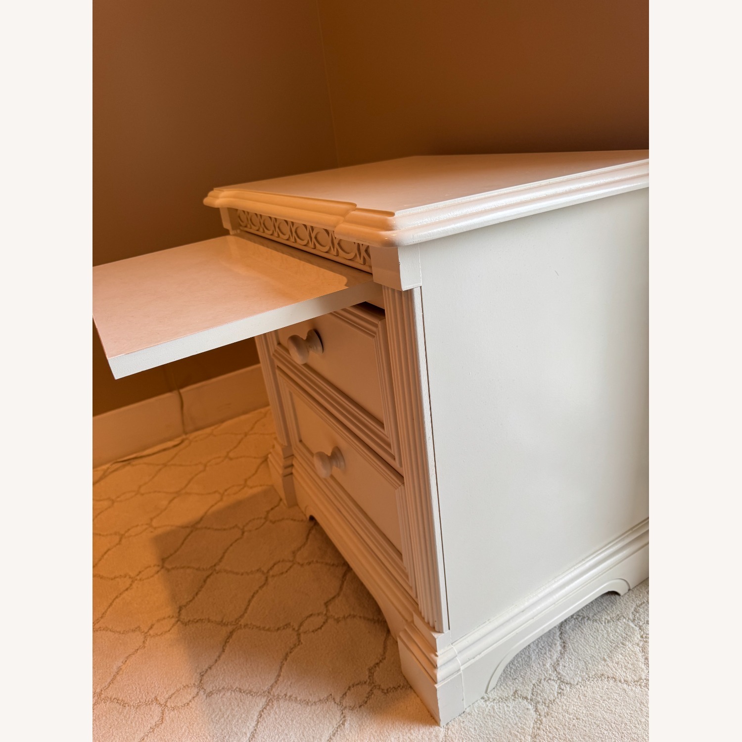 Lexington Furniture Ivory Wood Nightstand - image-3