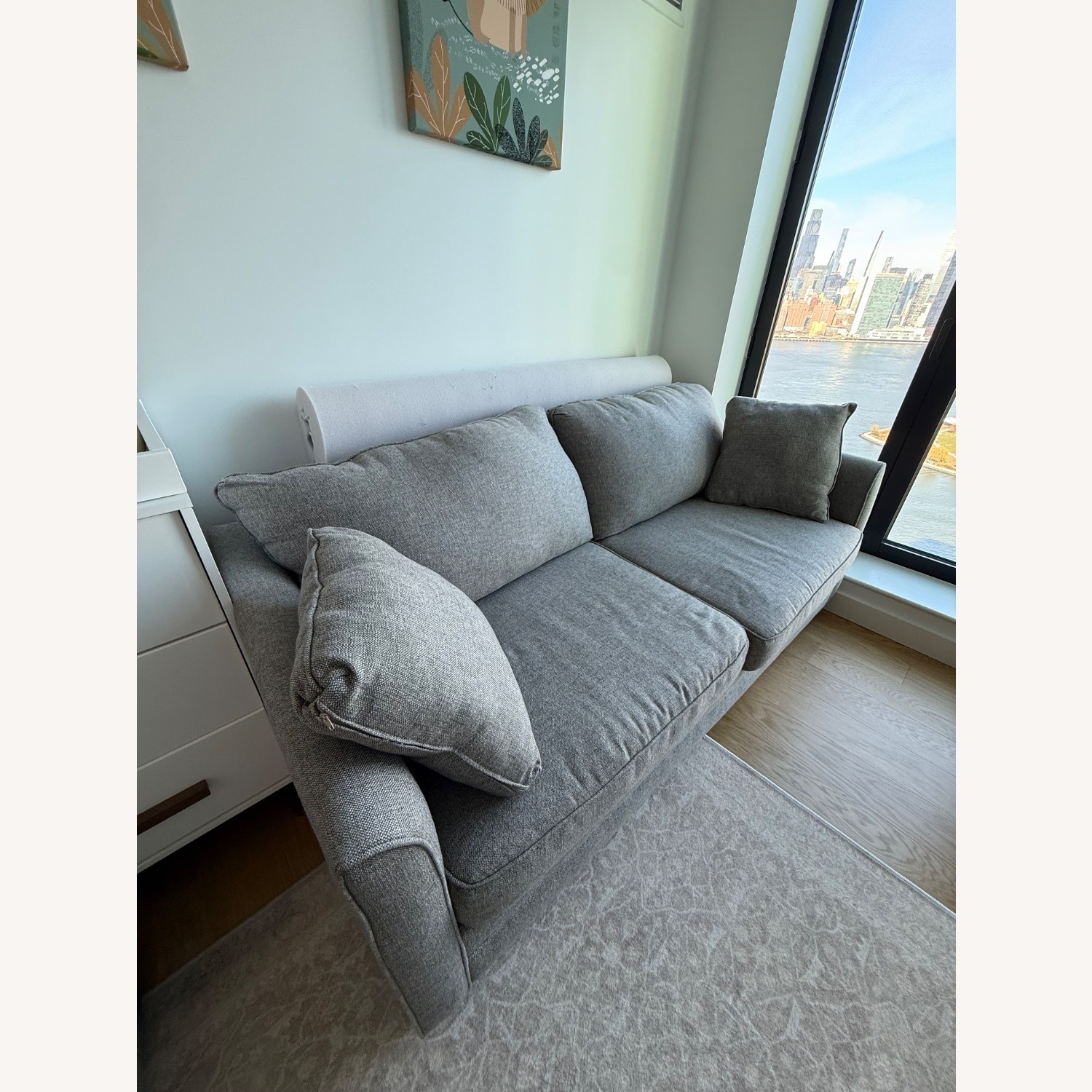 Birch Lane Light Gray Fabric Sleeper Sofa - image-3