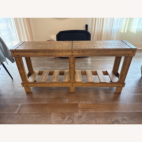 Used American Woodcrafters Light Brown Media Storage for sale on AptDeco