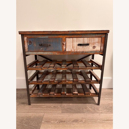 Used Antique Wood Console/Bar for sale on AptDeco