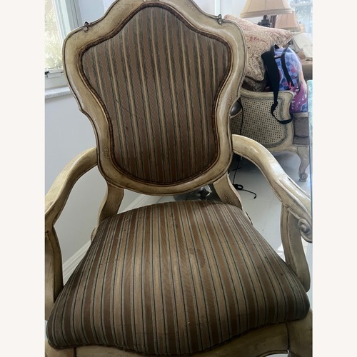 Used Glass Dining Table and 6 Chairs for sale on AptDeco