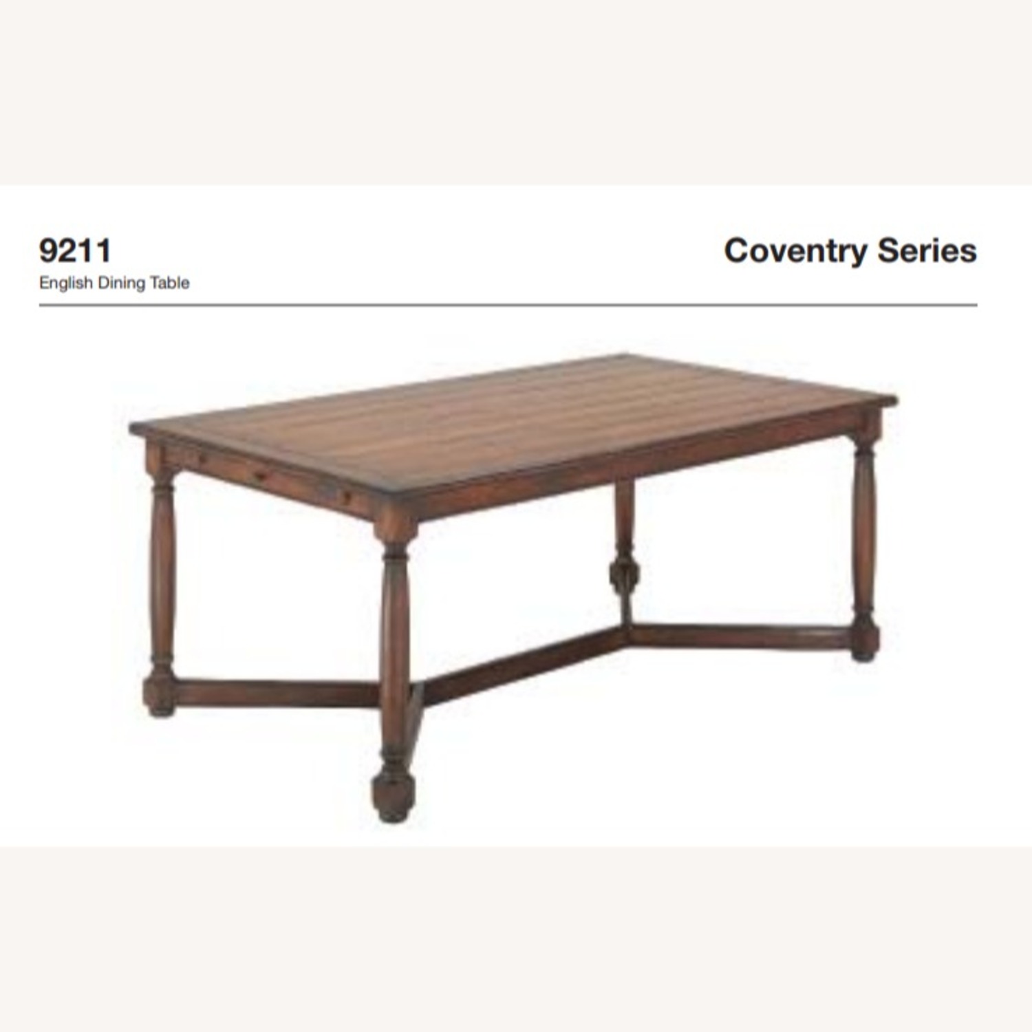 Coventry Light Brown Wood Dining Table - image-2