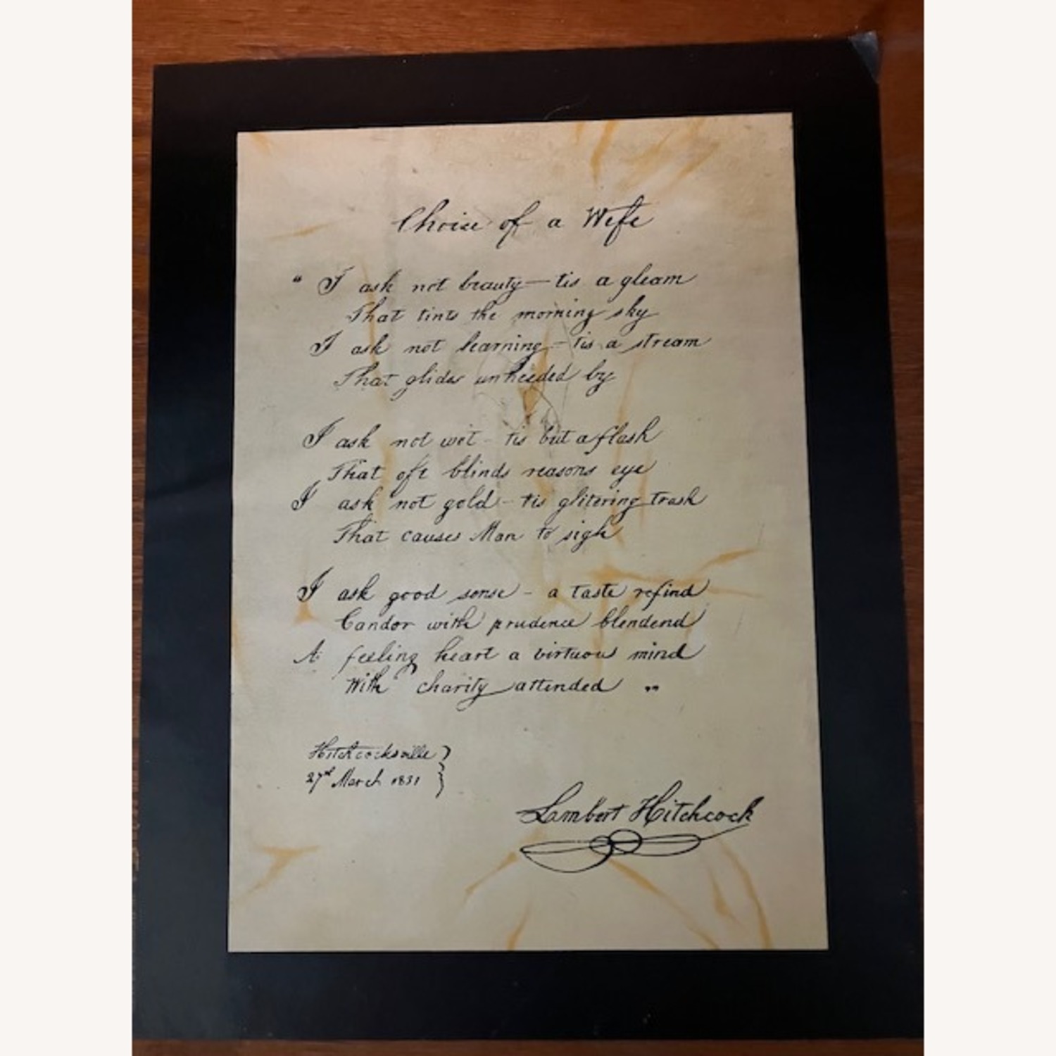 Vintage/Antique Dark Brown Wood Wall Unit - image-4