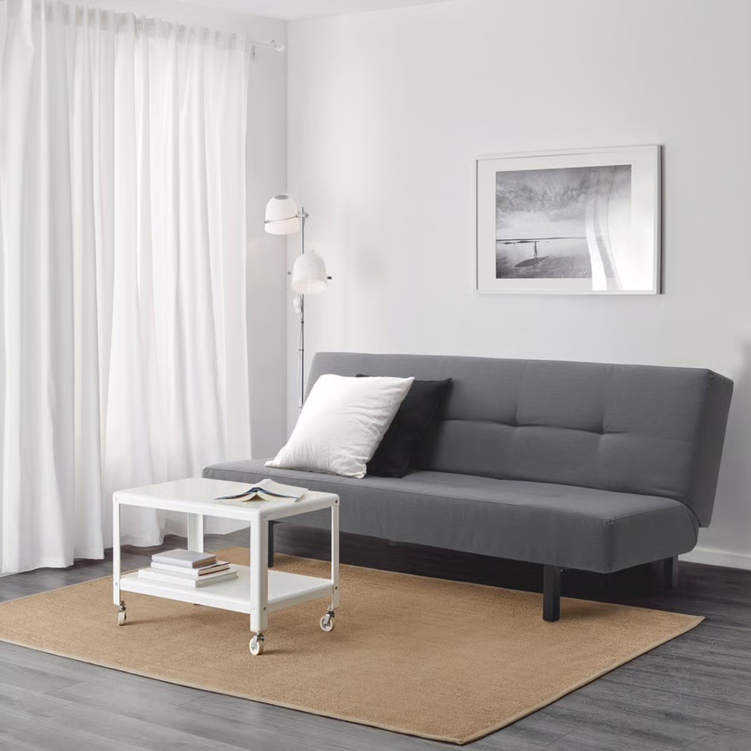 IKEA Blue Sleeper Sofa - image-3