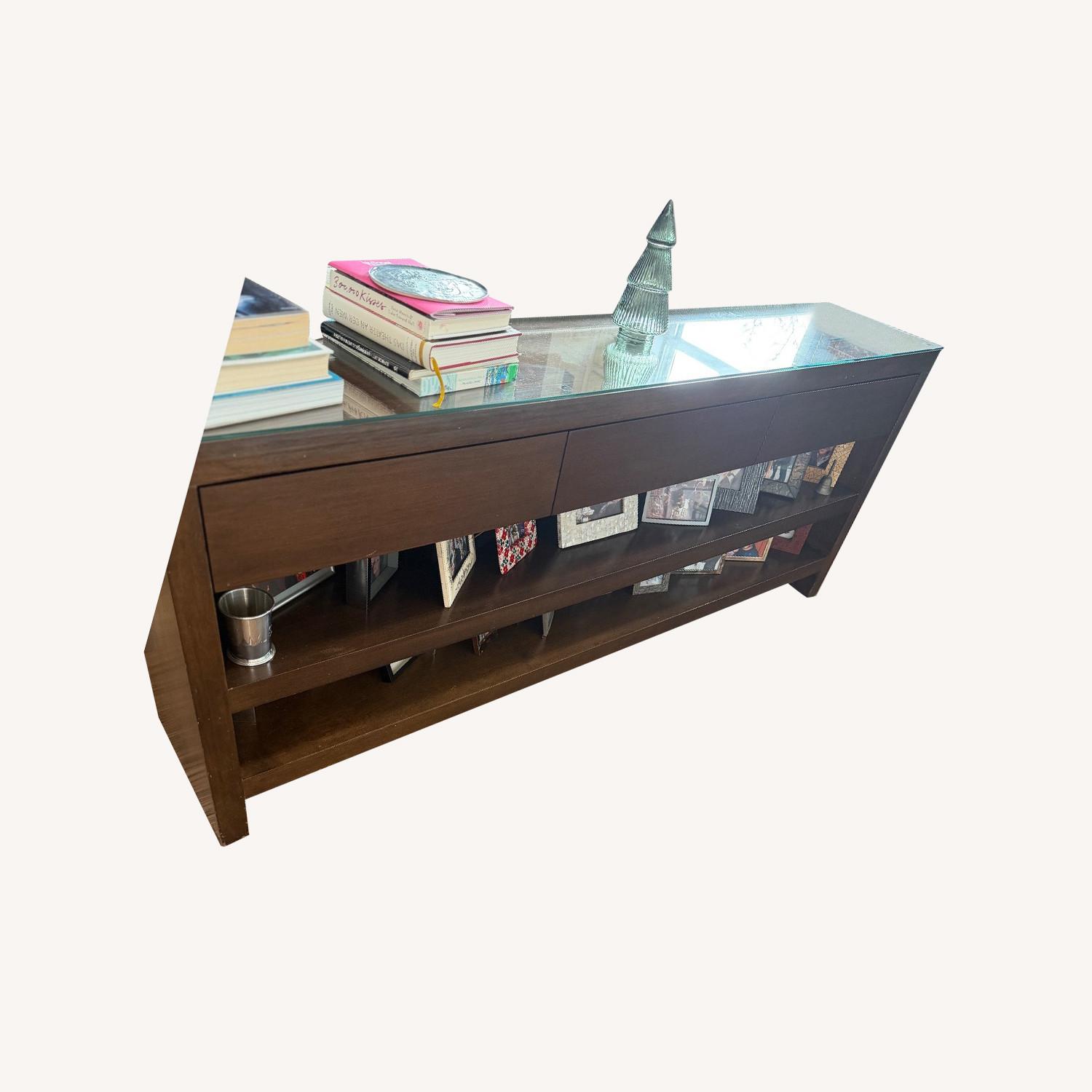Dark Brown Sideboard - image-0