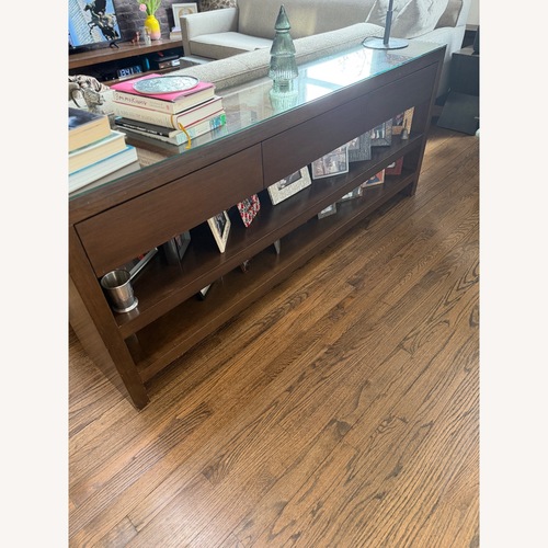 Used Dark Brown Sideboard for sale on AptDeco