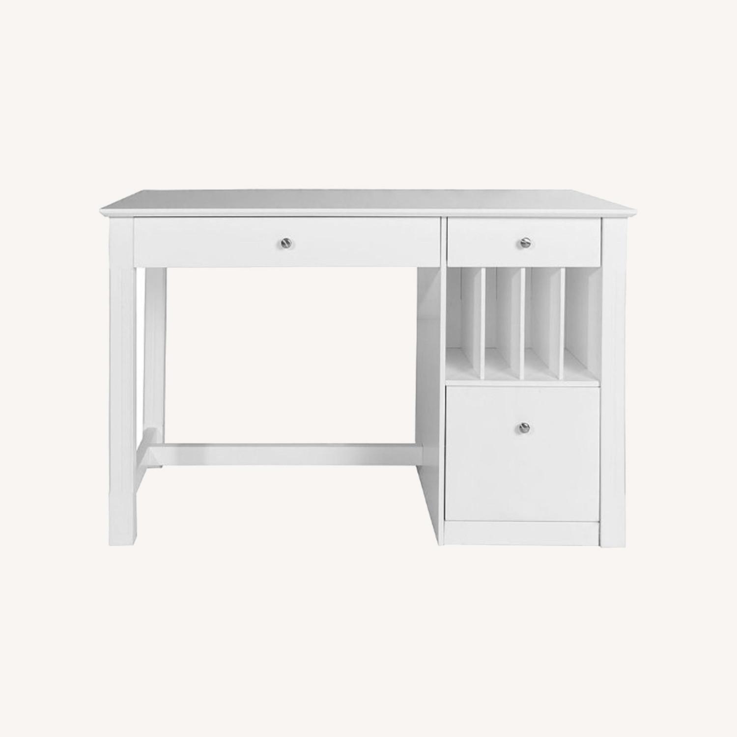Wayfair Goodyear White Wood Desk - image-0