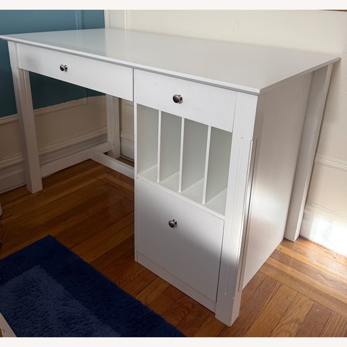 Used Wayfair Goodyear White Wood Desk for sale on AptDeco