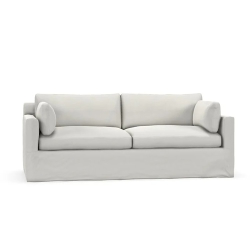 Used Rowe Furniture Sylvie Natural Fabric 3+ Seater Sofa for sale on AptDeco