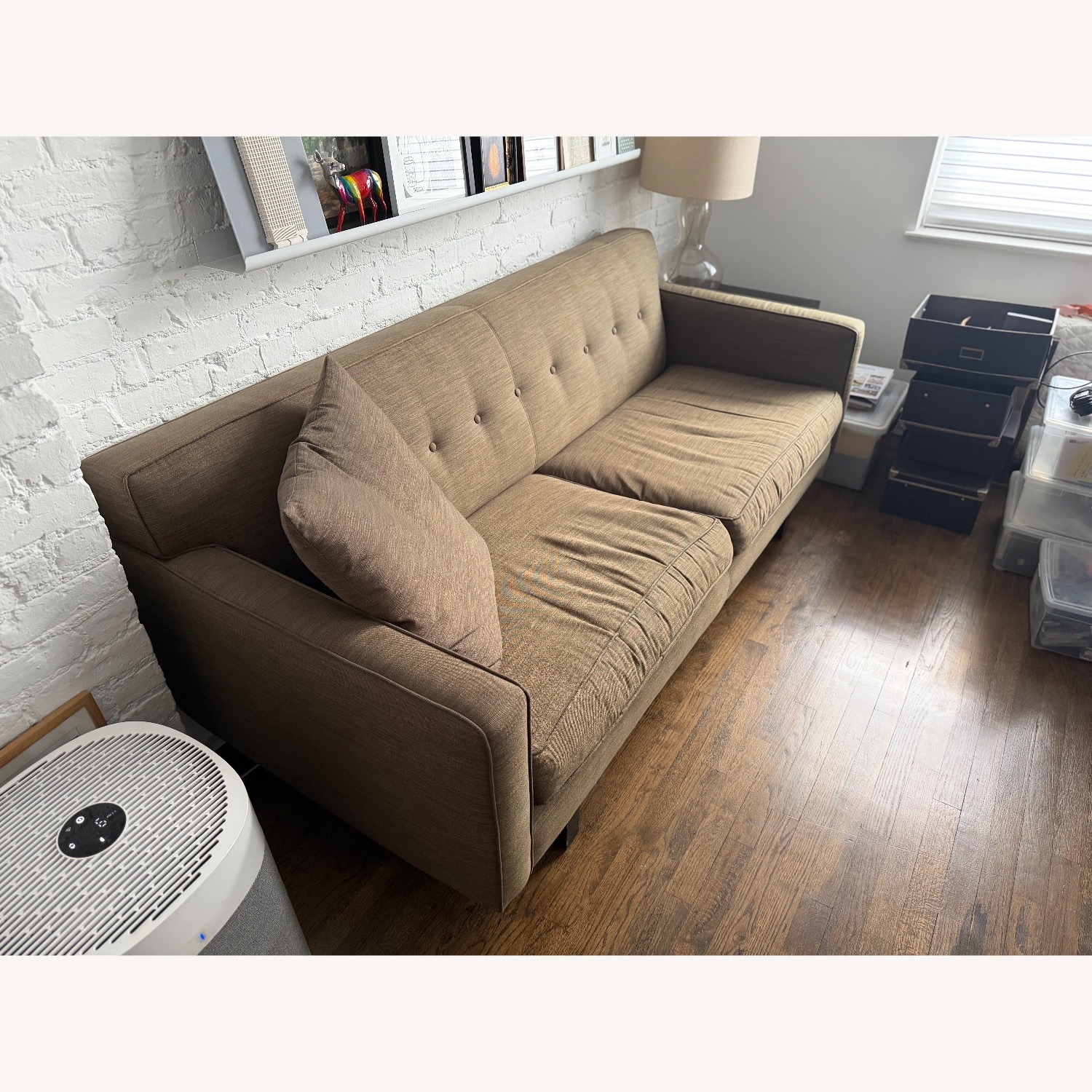 Room & Board Dark Brown Fabric 3+ Seater Sofa - image-2