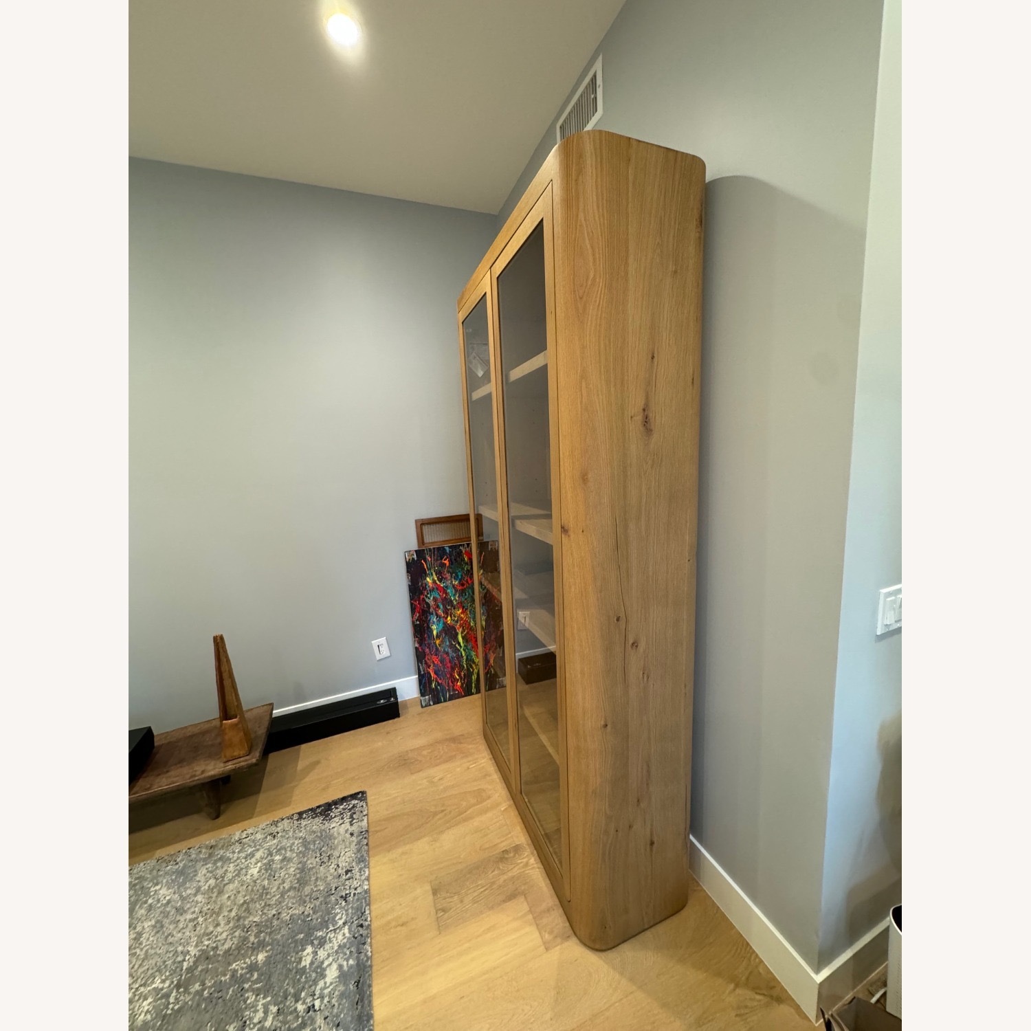 Restoration Hardware Oslo Glass Cabinet - image-3