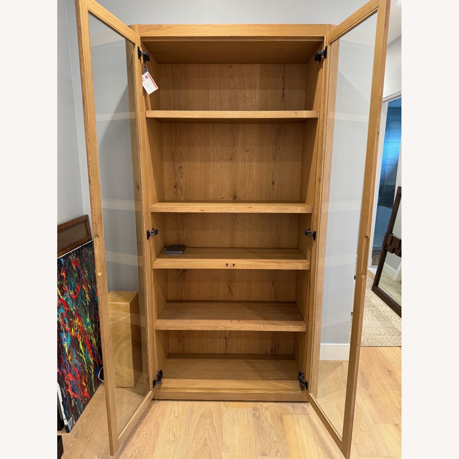 Restoration Hardware Oslo Glass Cabinet - image-2