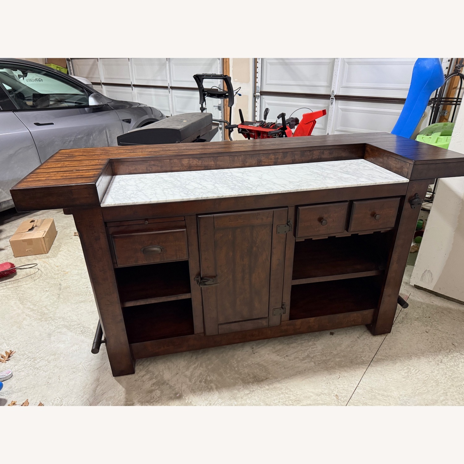 Pottery Barn Rustic Ultimate Bar 80" - image-2