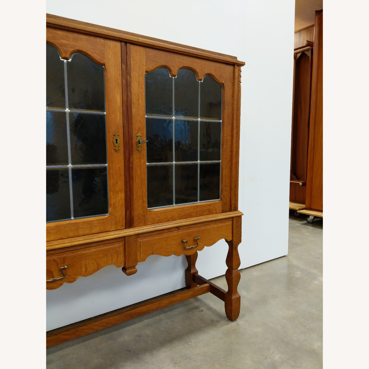 Vintage Danish Oak Cabinet / Sideboard - image-8