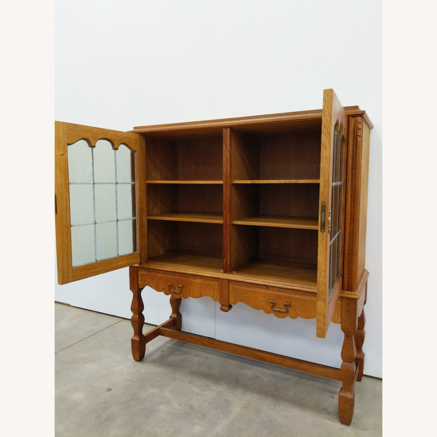 Vintage Danish Oak Cabinet / Sideboard - image-4
