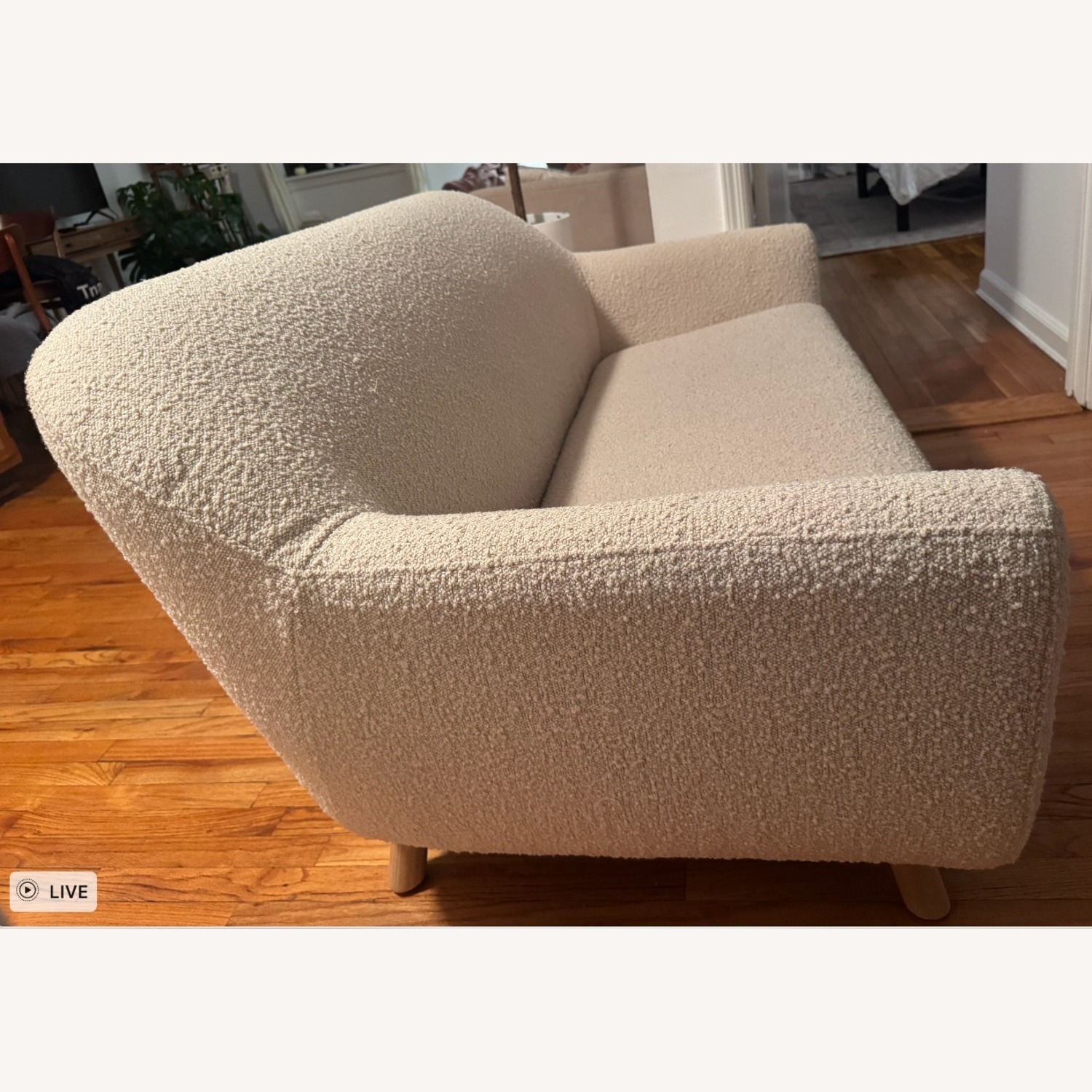 Article Gabriola 64" Loveseat - Ivory Bouclé - image-3