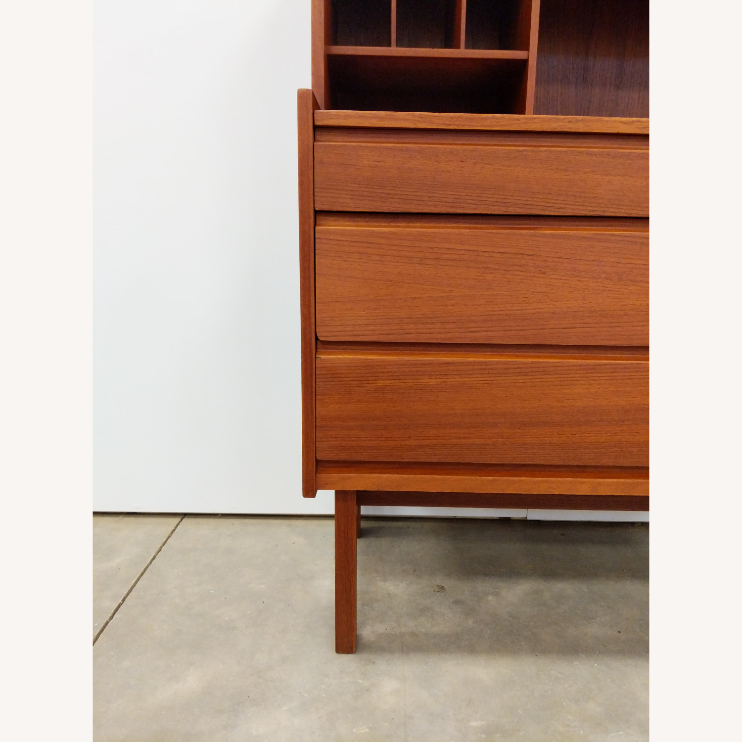 Vintage Danish Modern Teak Secretary Desk - image-7